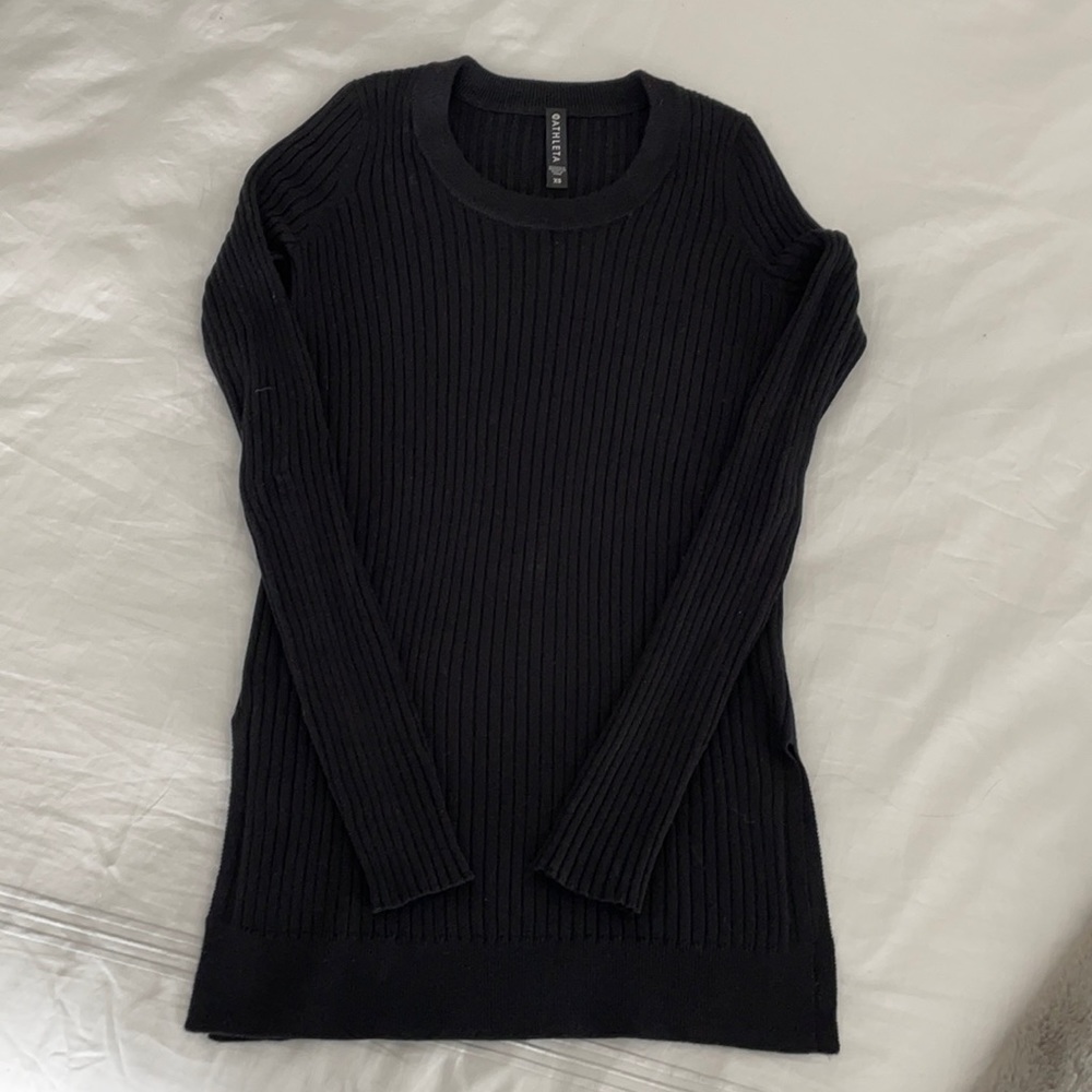 Athleta Lincoln Park sweater, black, extra small